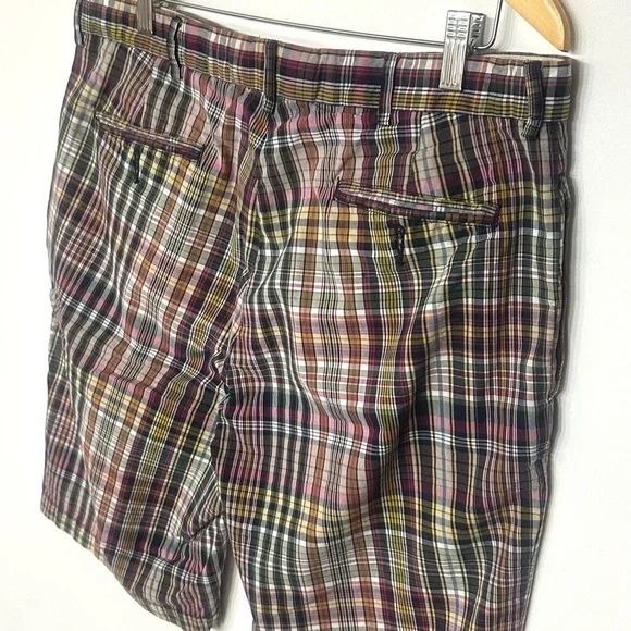 Vintage Polo Ralph Lauren Shorts Adult Multicolor Plaid  Preppy Mens 36‎ - Picture 3 of 7